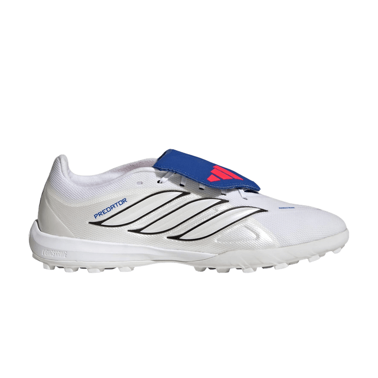 adidas Predator League Fold Over Tongue Turf 'Cloud White Zero Metalic Royal Blue' — Cloud White/Zero Metalic/Royal Blue