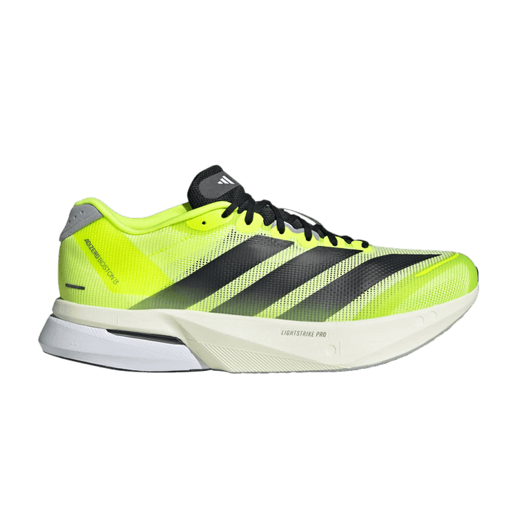 adidas Adizero Boston 13 'Lucid Lemon Black' — Lucid Lemon/Core Black/Halo Silver