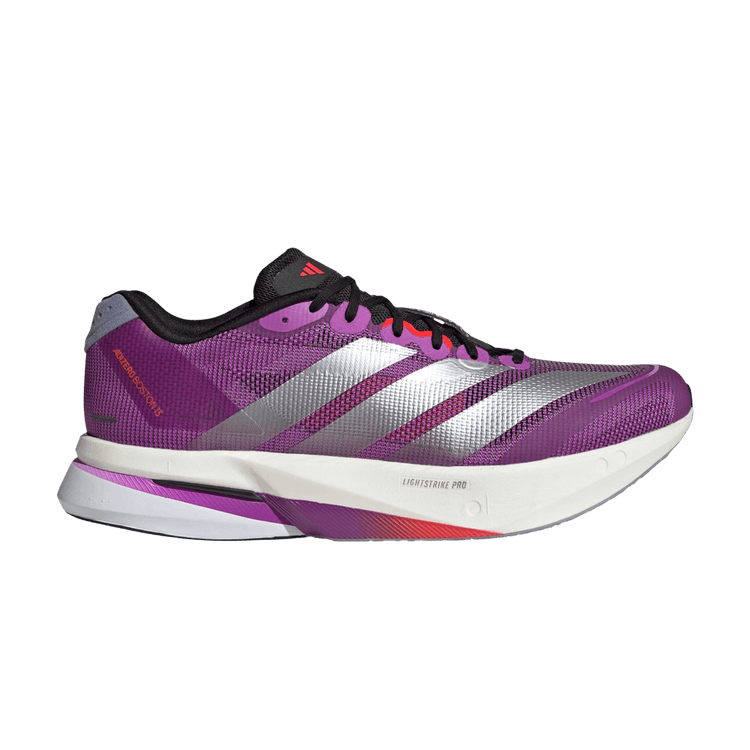 Adidas Adizero Boston 13 'Purple Burst Lucid Red' — Purple Burst/Silver Metallic/Lucid Red