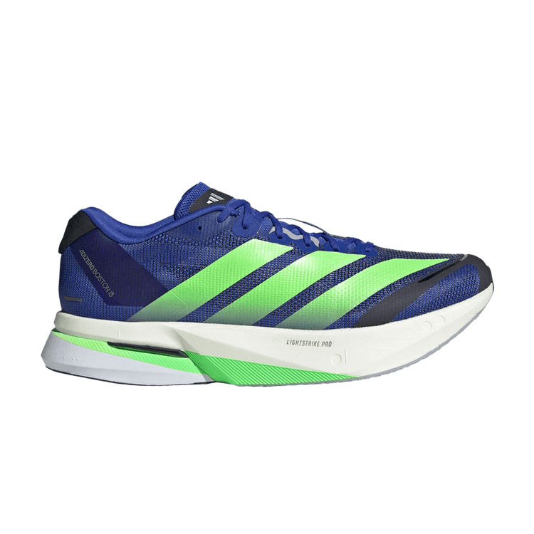 adidas Adizero Boston 13 'Lucid Blue Lime Burst' — Lucid Blue/Lime Burst/Core Black