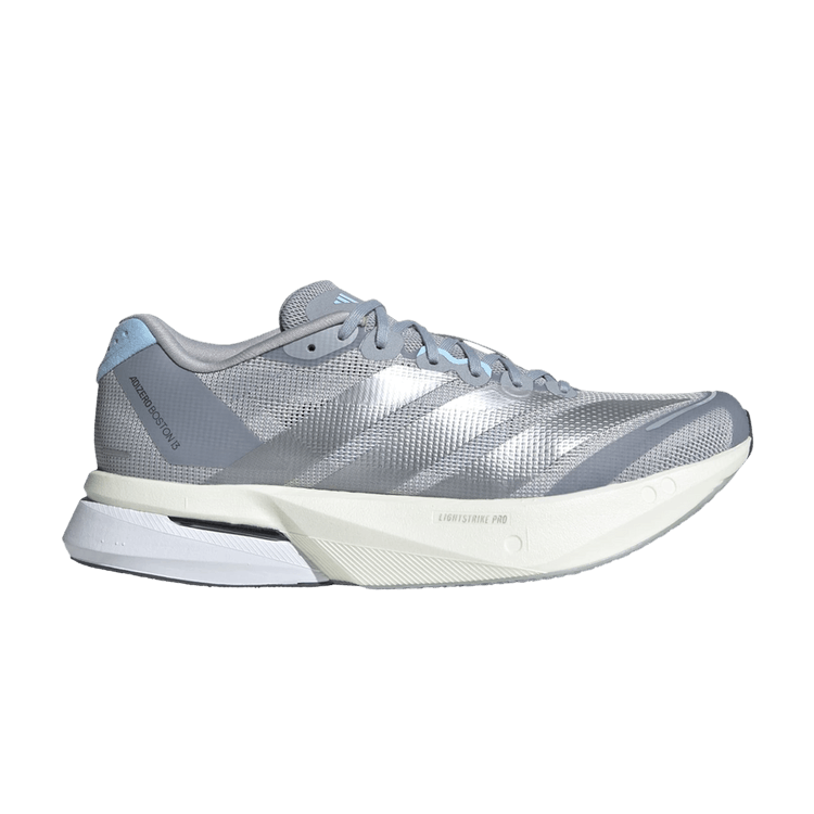 adidas Wmns Adizero Boston 13 'Halo Silver Metallic' — Halo Silver/Silver Metallic/Glow Blue