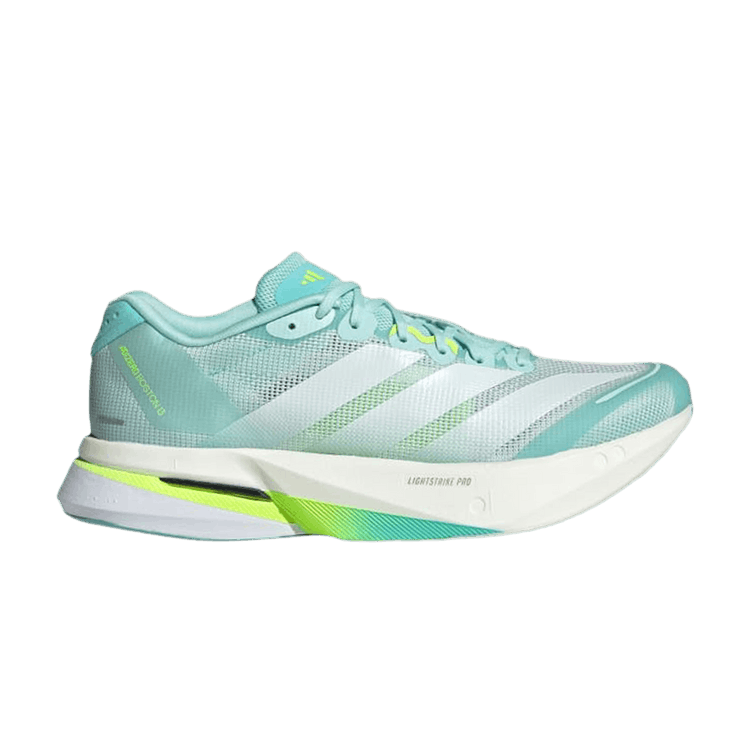 adidas Wmns Adizero Boston 13 'Semi Flash Aqua' — Semi Flash Aqua/Zero Metallic/Lucid Lemon