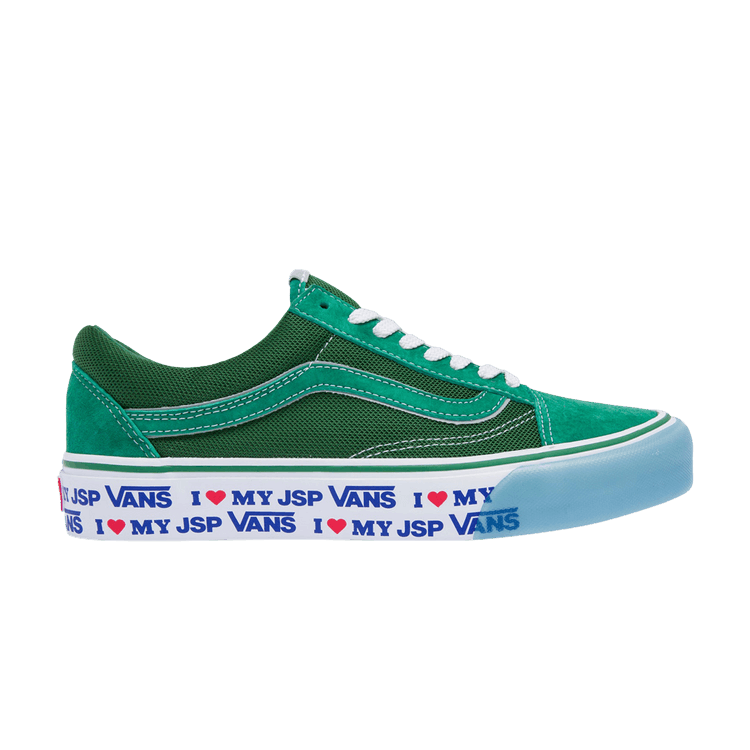 JSP x Old Skool VLT LX 'I Love My JSP Vans - Green' — Kelly Green
