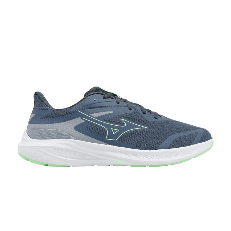 Mizuno Enerzy Runnerz Wide 'Navy Neo Green' — Navy/Neo Mint