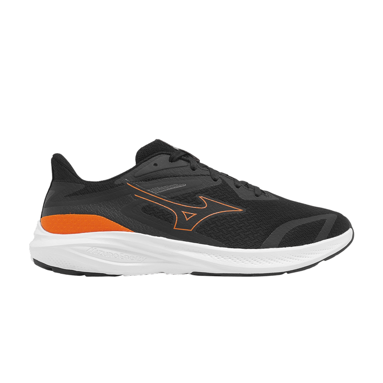 Mizuno Enerzy Runnerz Wide 'Black Vibrant Orange' — Black/Vibrant Orange