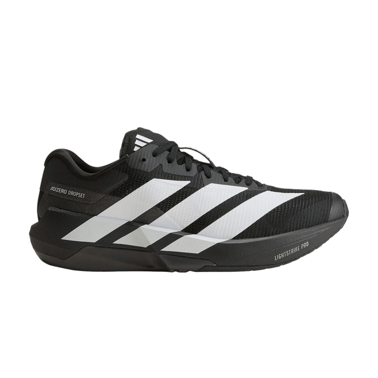 adidas Adizero Dropset Pro 'Black White' — Core Black/Cloud White