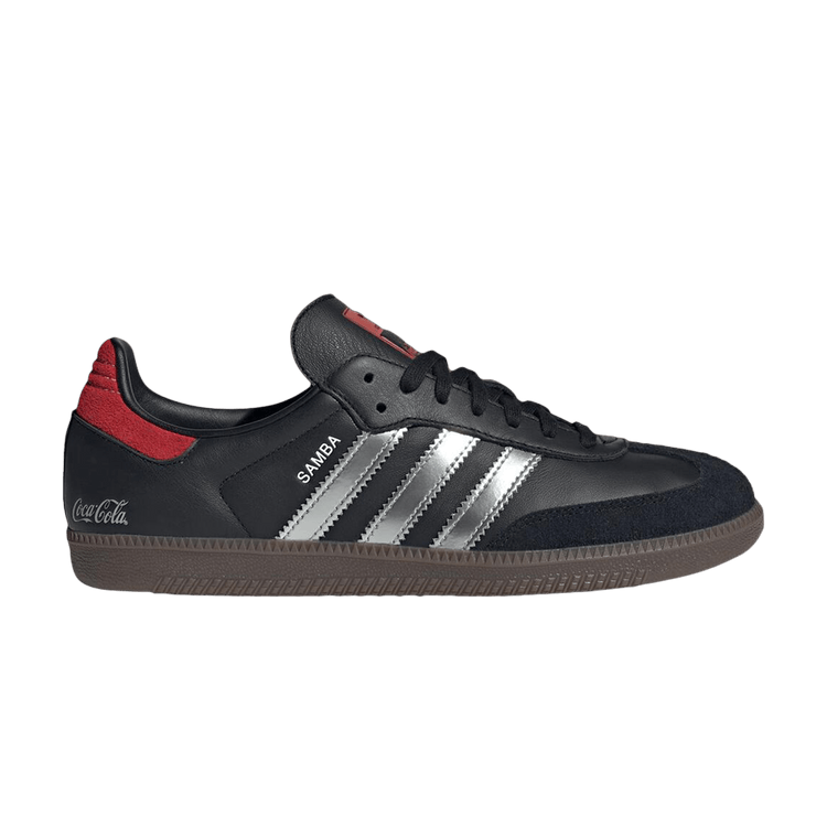adidas Samba 'Coca-Cola Diet Coke' — Core Black/Metallic Silver/Red