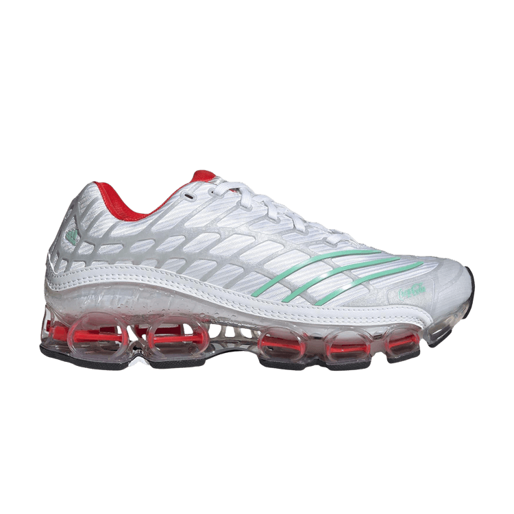 Coca-Cola x adidas Megaride F50 'Cloud White Ice Green Silver Metallic' — Cloud White / Ice Green / Silver Metallic