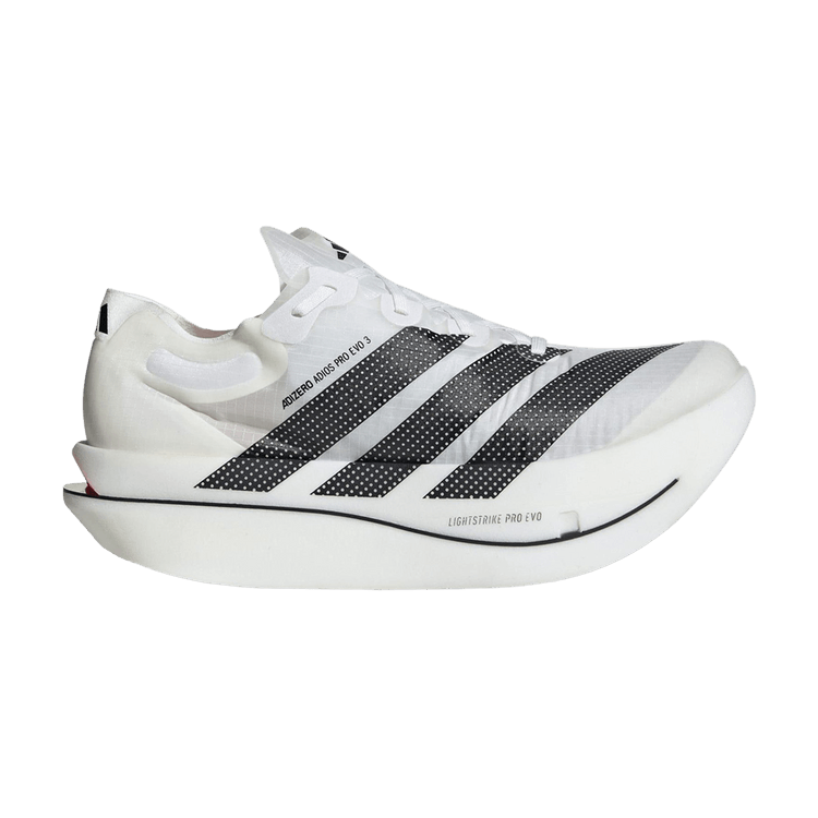 adidas Adizero Adios Pro Evo 3 'Cloud White Core Black Solar Turbo' — Cloud White/Core Black/Solar Turbo