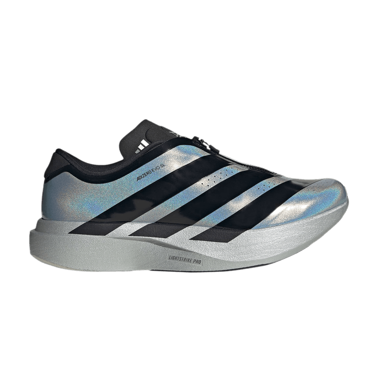 adidas Adizero Evo SL Zip 'Silver Metallic Core Black Halo Silver' — Silver Metallic / Core Black / Halo Silver