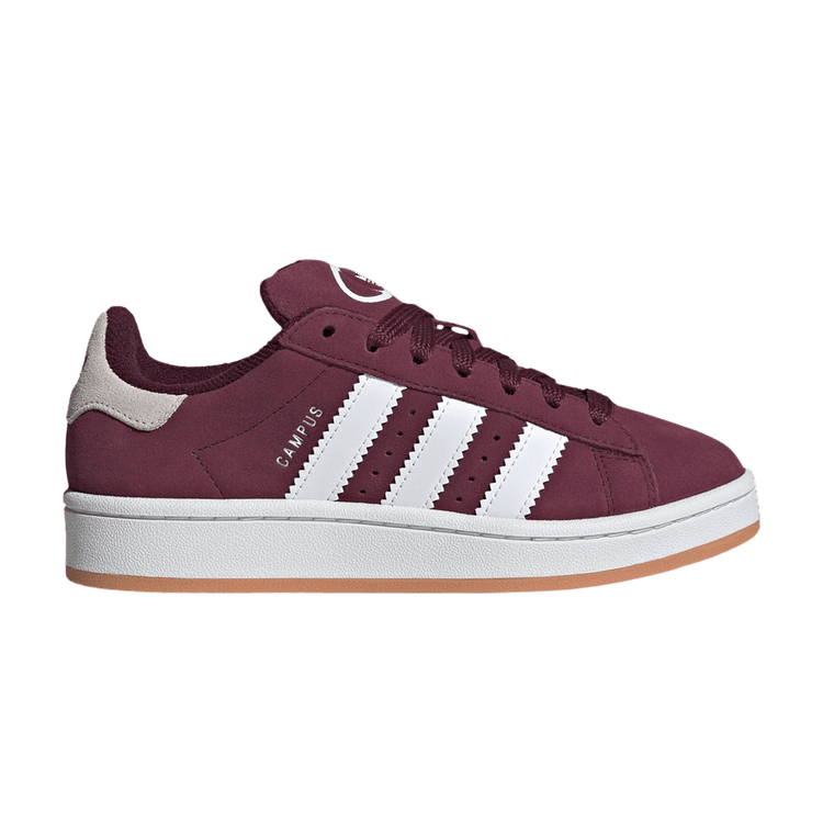 adidas Campus 00s J 'Maroon Cloud White Gum' — Maroon/Cloud White/Gum