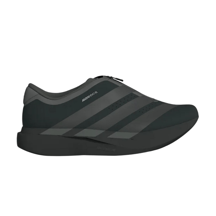adidas Adizero Evo SL Zip 'Black' — Black/Black/Black