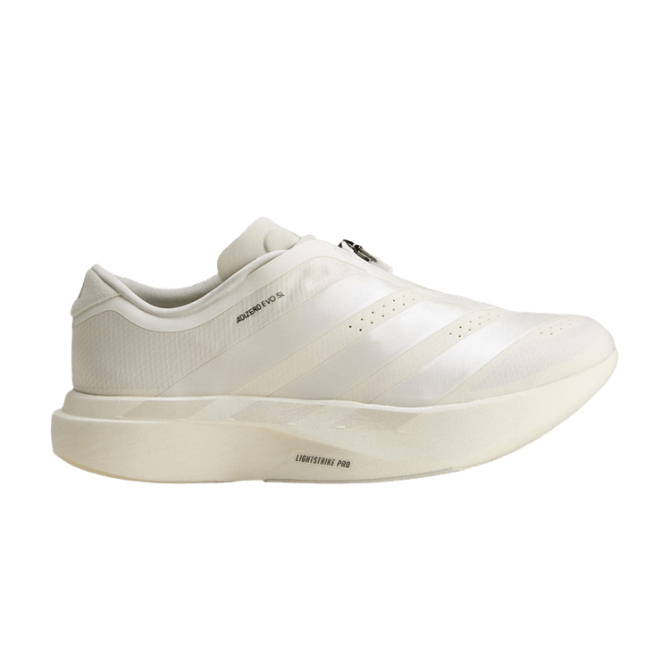 adidas Wmns Adizero Evo SL Zip 'White Zero Metalic' — Core White / Zero Metalic / Orbit Grey