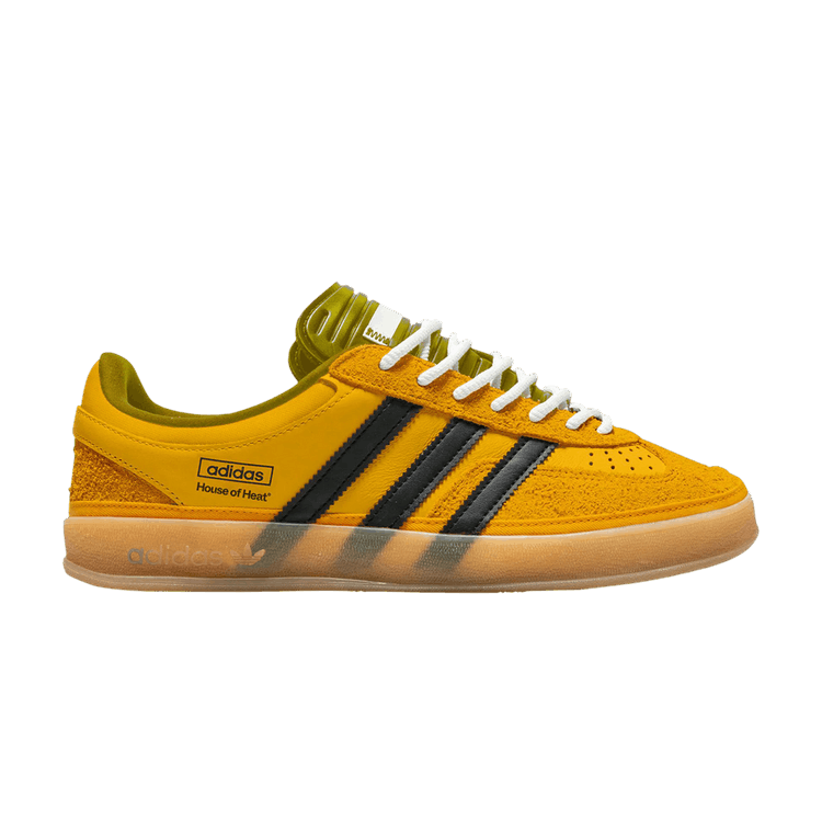 Bad Bunny x adidas Gazelle Indoor 'Solar Gold Core Black' — Solar Gold/Core Black/Gum