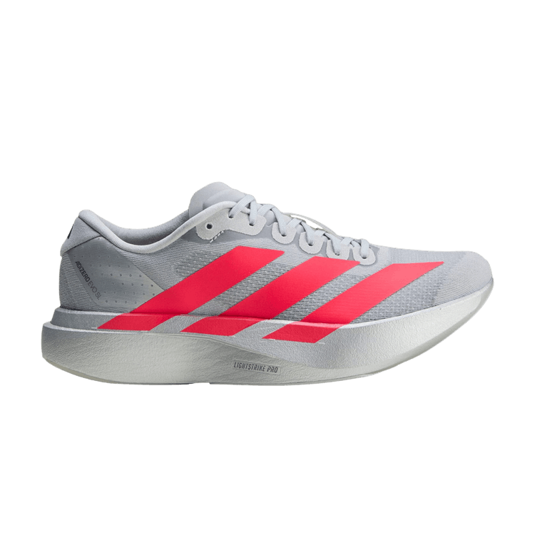 adidas Wmns Adizero Evo SL 'Silver Metallic Lucid Red Iron Metallic' — Silver Metallic/Lucid Red/Iron Metalli