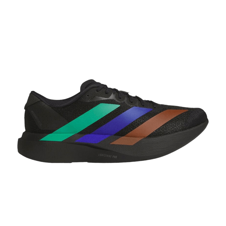 Pharrell x adidas Adizero Evo SL 'Black' — Core Black/Semi Court Green/Semi Lucid Blue