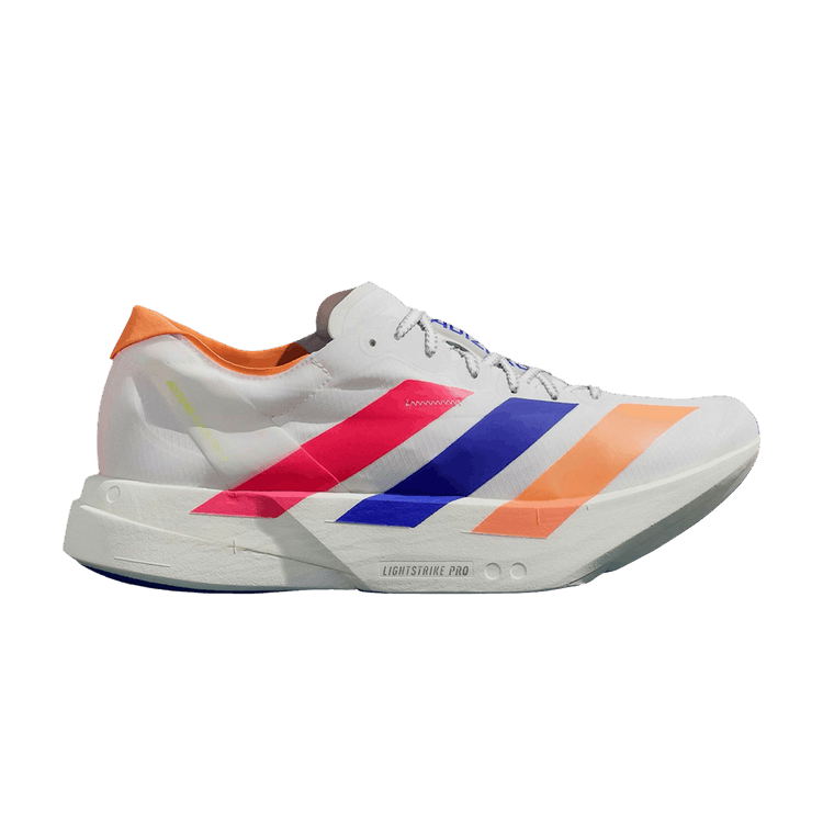 adidas Adizero Adios Pro 4 'Footwear White Blue Orange Yellow' — Ftwwh/Ft/Lucred/Lucblu