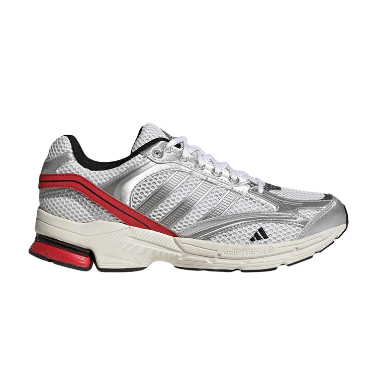 adidas Spiritain 2000 'Cloud White Iron Metallic Better Scarlet' — Cloud White / Iron Metallic / Better Scarlet