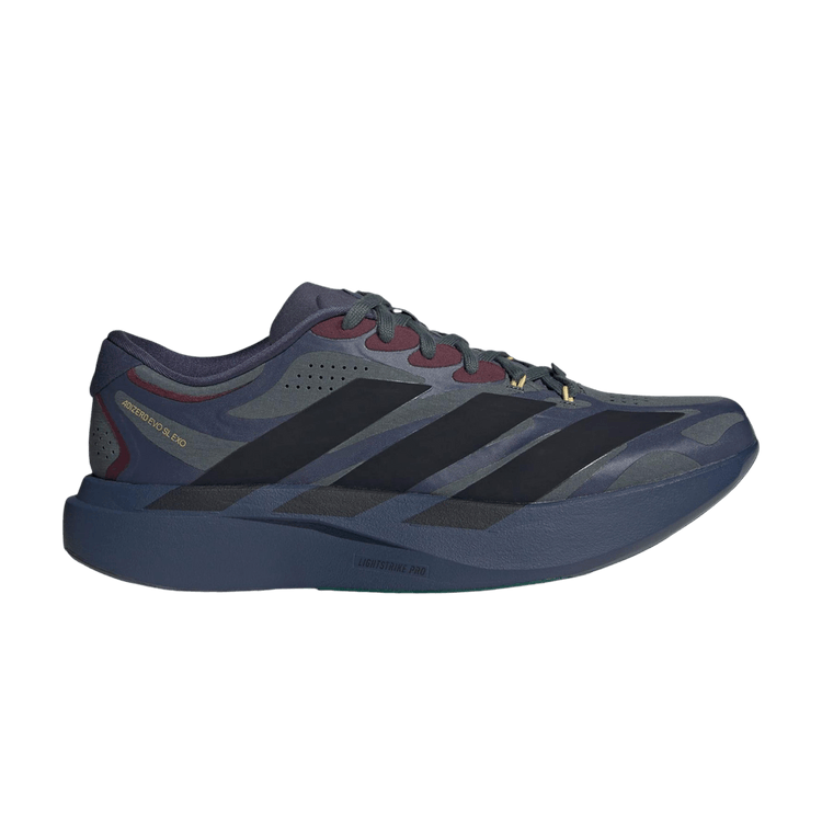 adidas Adizero Evo SL EXO 'Collegiate Navy Core Black Pyrite' — Collegiate Navy / Core Black / Pyrite