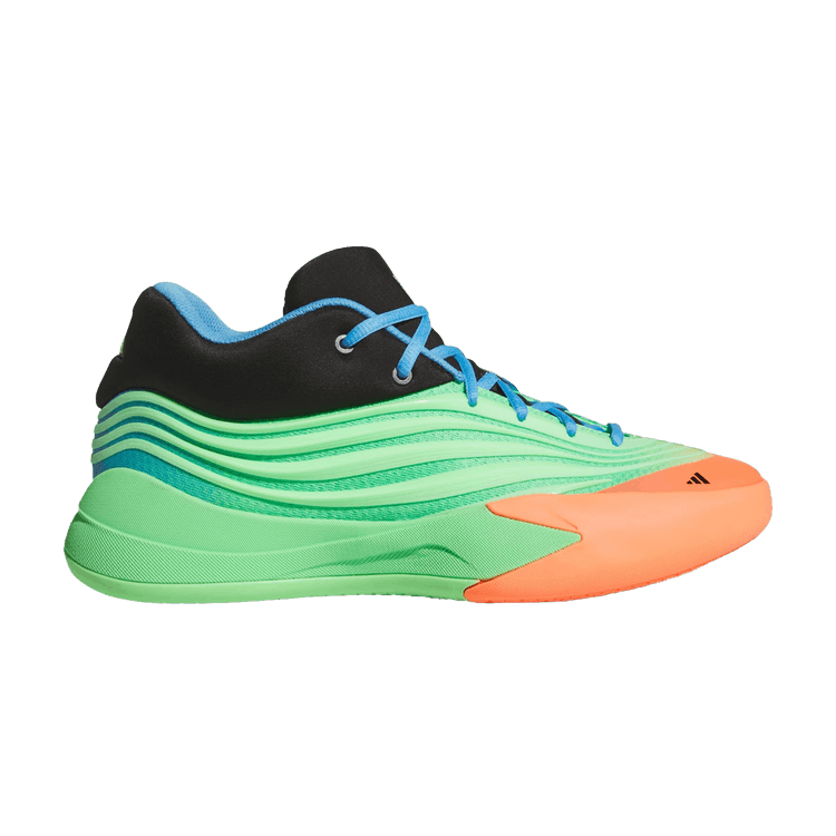 adidas Dame X 'Lime Burst' — Lime Burst / Signal Coral / Blue Burst