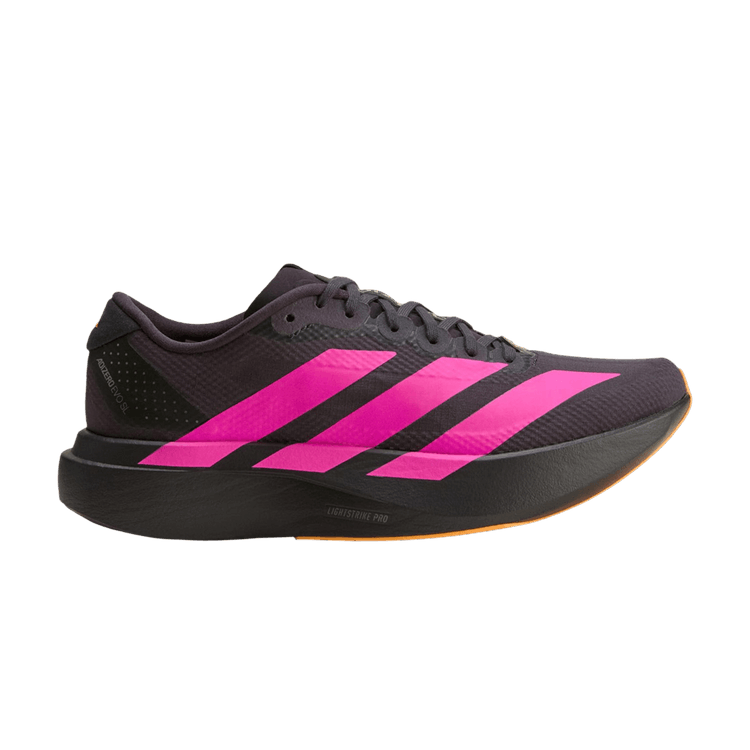 adidas Adizero Evo SL 'Aurora Black Shock Pink Lucid Tangerine' — Aurora Black/Shock Pink/Lucid Tangerine
