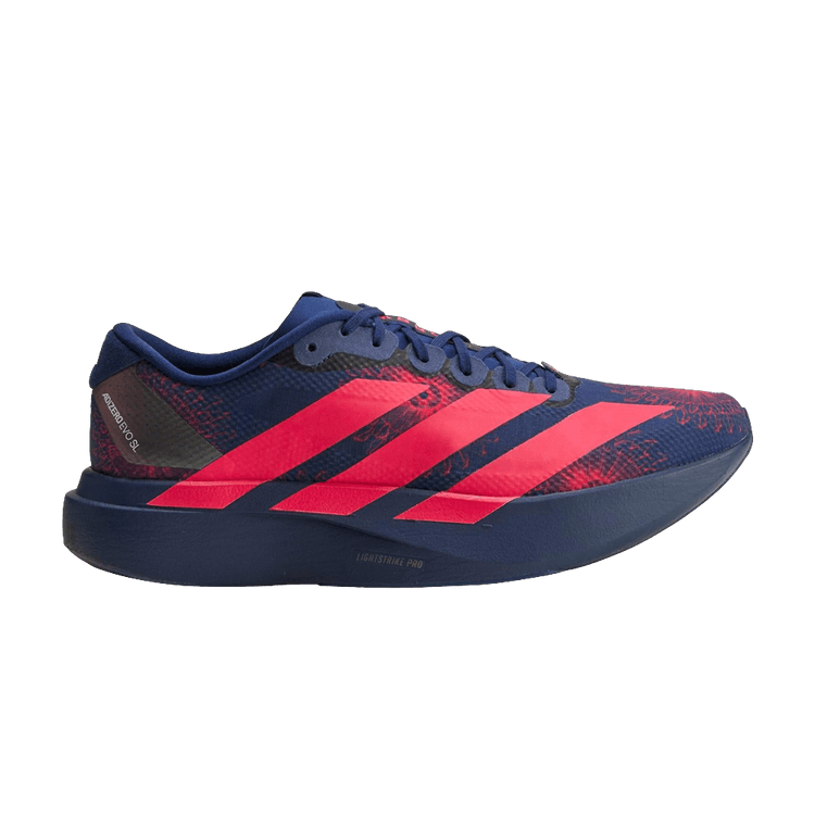 adidas Adizero Evo SL 'Dark Blue Lucid Red Muted Purple' — Dark Blue/Lucid Red/Muted Purple