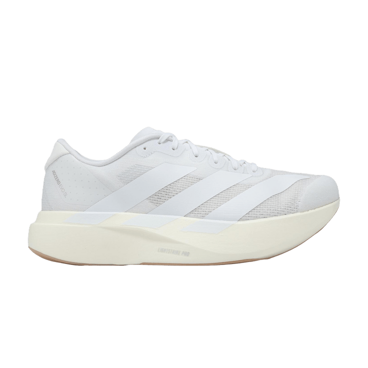 adidas Wmns Adizero Evo SL 'Footwear White Warm Sandstone' — Footwear White/Warm Sandstone