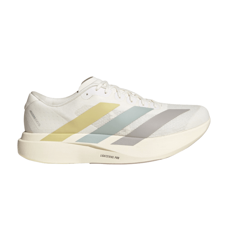 adidas Adizero Evo SL 'Footwear White Carbon Wosa' — Footwear White/Carbon/Wosa