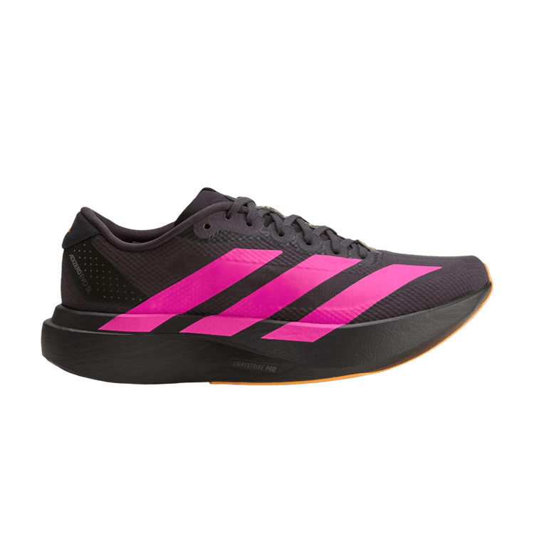 adidas Wmns Adizero Evo SL 'Aurora Black Shock Pink Lucid Tangerine' — Aurora Black/Shock Pink/Lucid Tangerine