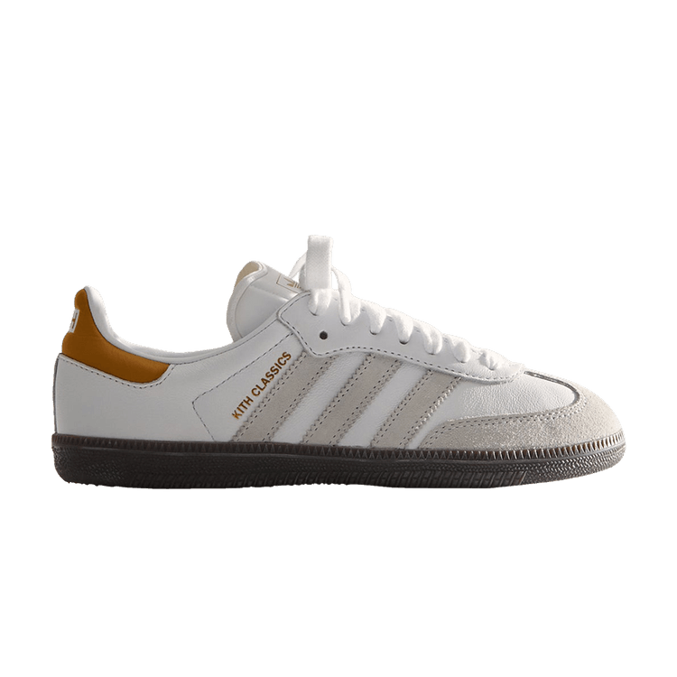 Kith x adidas Samba OG J 'Classics Program - Mango' — Footwear White/Off White/Dash Grey