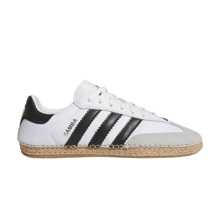 CLOT x adidas Samba Espadrille 'White Black' — White/Black