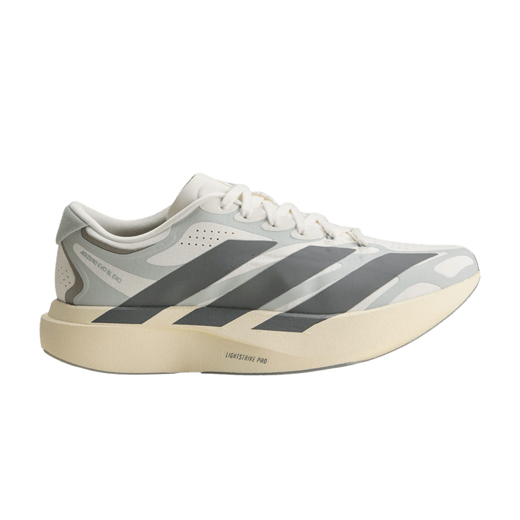 adidas Wmns Adizero Evo SL EXO 'Cloud White Grey Wonder Silver' — Cloud White/Grey Four/Wonder Silver