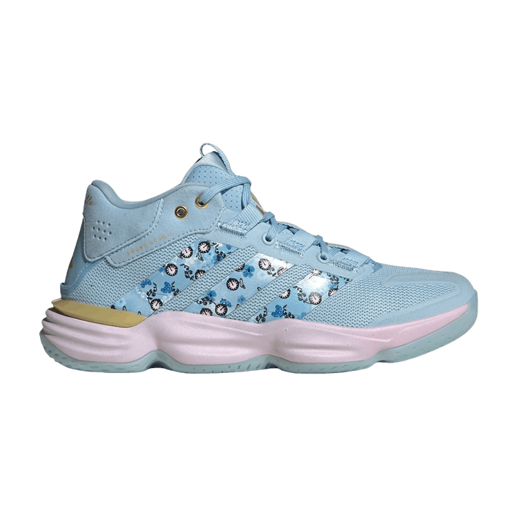 Disney x adidas Wmns Court Stabil Indoor 'Princess' — Clear Sky / Clear Sky / Gold Metallic