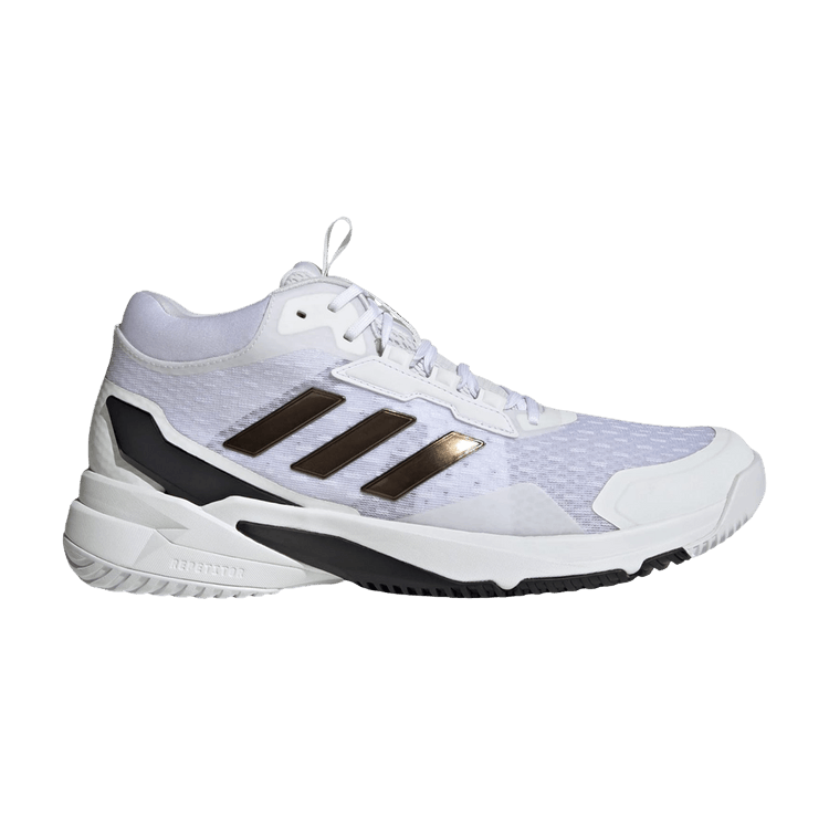 adidas Volleyball Crazyflight 6 Mid Indoor 'Cloud White Core Black' — Cloud White / Core Black / Cloud White