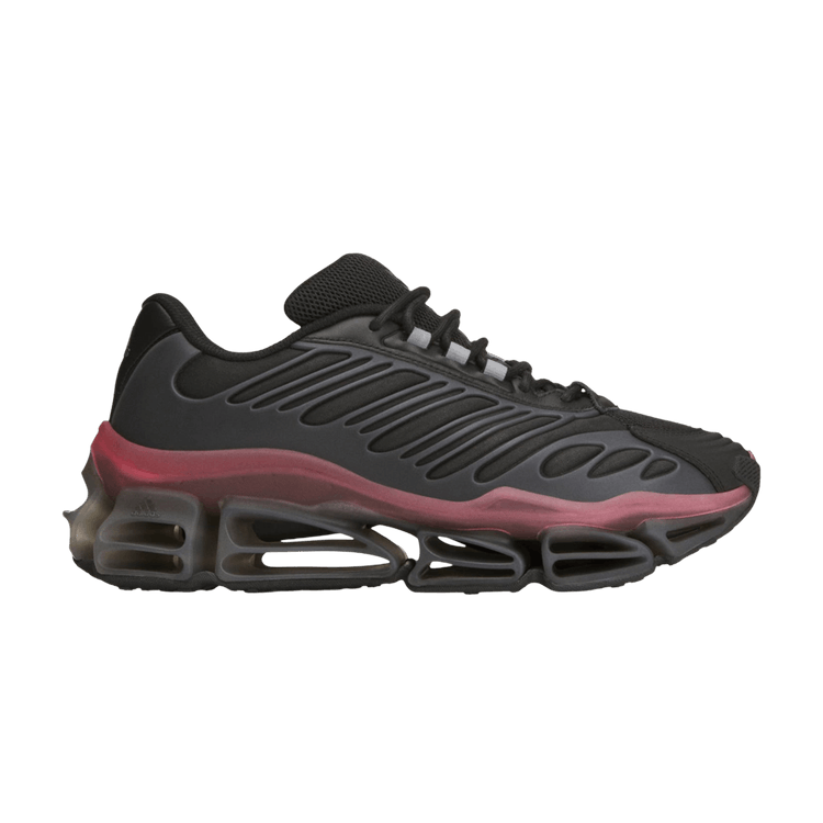Willy Chavarria x adidas Megaride AG 'Black Red' — Core Black/Core Black/Red