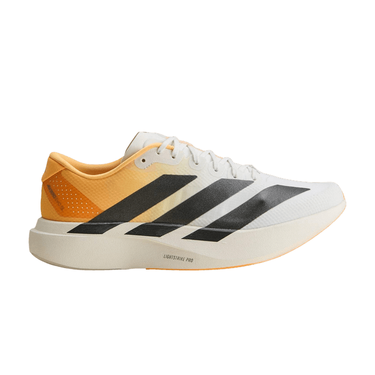 adidas Adizero Evo SL 'White Lucid Tangerine' — Crystal White/Lucid Tangerine/Iron Metallic