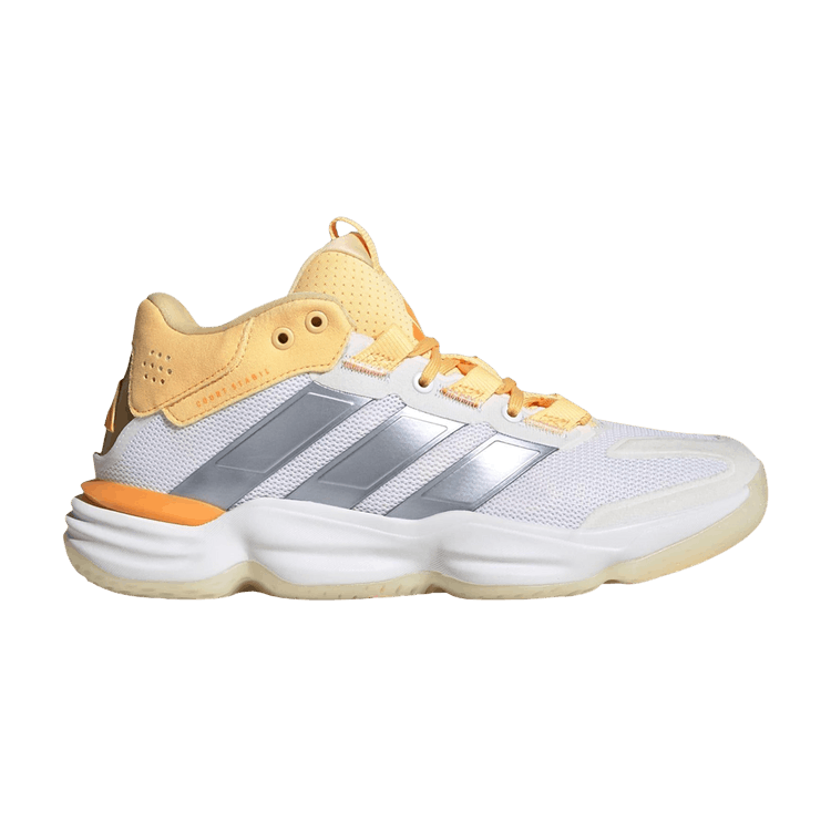 adidas Court Stabil Indoor 'Ice Tangerine' — Cloud White/Crystal Sky/Ice Tangerine
