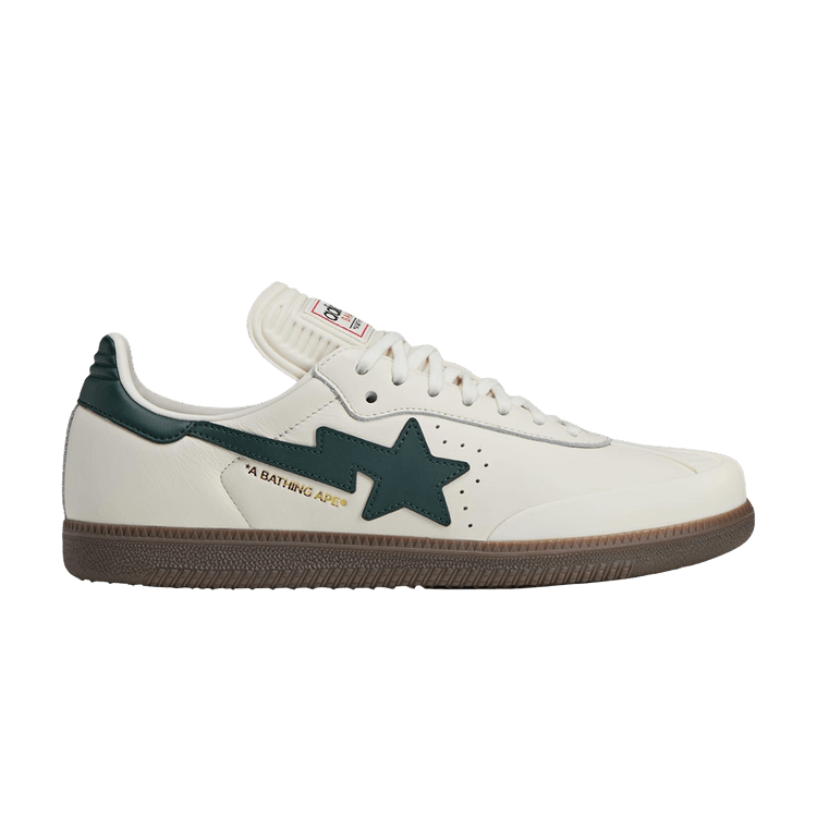 BAPE x adidas Samba 'World Cup' — Off White/Shadow Green/Gum