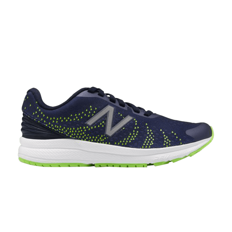 New Balance FuelCore Rush v3 Kids 'Navy Neon Green' — Navy/Neon Green