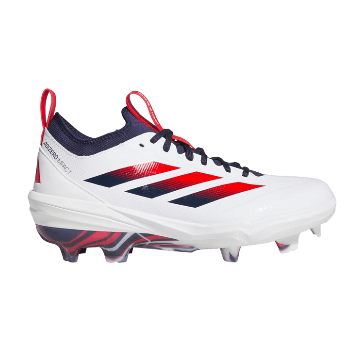 adidas Adizero Impact TPU 2.0 'USA' — Cloud White / Team Navy Blue 2 / Team Collegiate Red