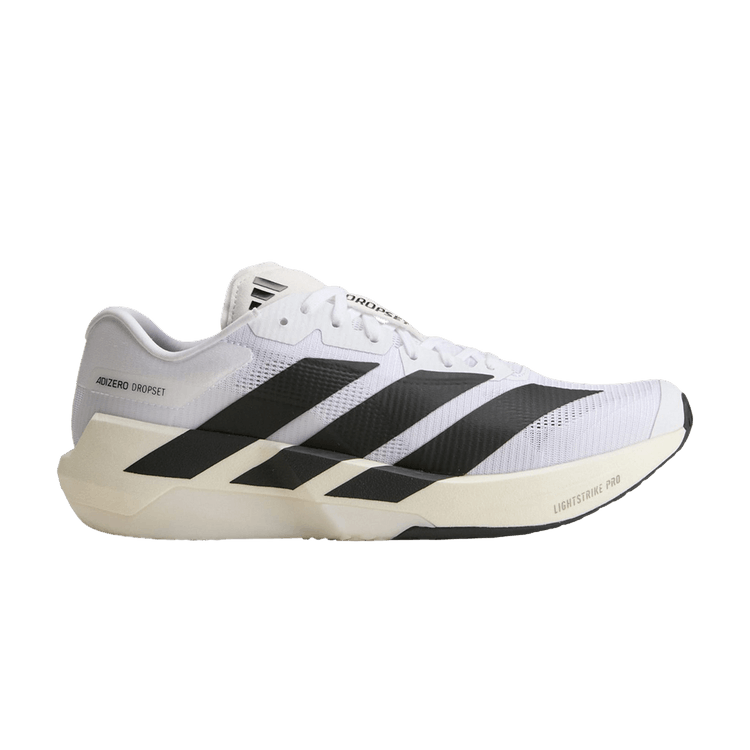 adidas Adizero Dropset Pro 'White Black' — Cloud White/Core Black/Cloud White