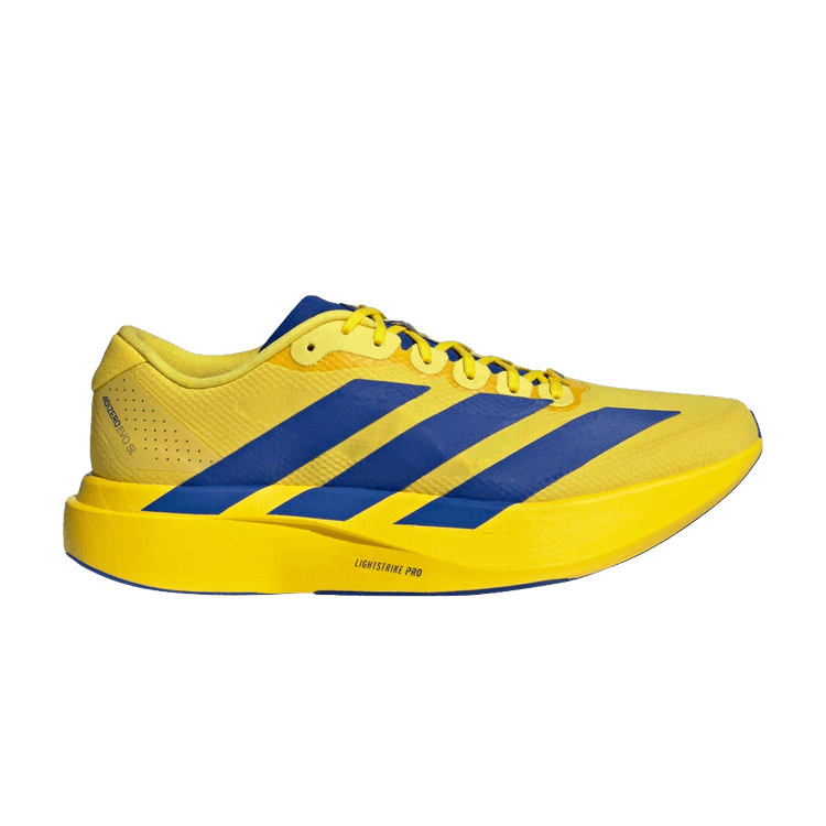 adidas Adizero Evo SL 'Yellow Royal Blue Iron Metallic' — Yellow/Royal Blue/Iron Metallic