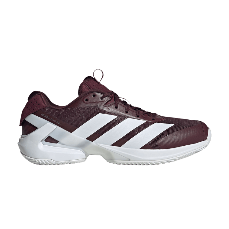adidas Adizero Ubersonic 5 Clay Tennis 'Maroon Silver Metallic' — Maroon / Silver Metallic / Core Black