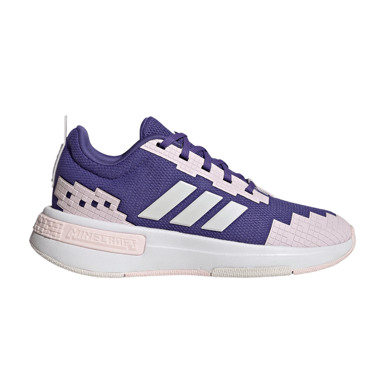 adidas Pro Big Kid 'Minecraft' — Purple / Crystal White / Distilled Pink