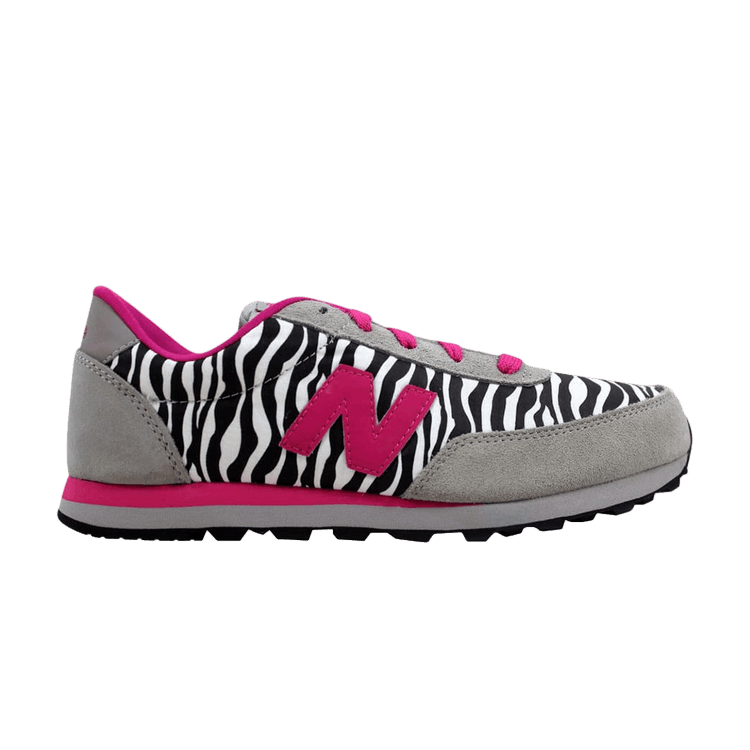 New Balance 501 Classic Kids 'Pink Zebra' — Grey/Pink