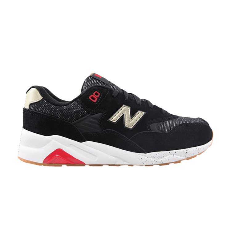 New Balance 580 Kids Wide 'Lost Worlds' — Black/Red/Gold