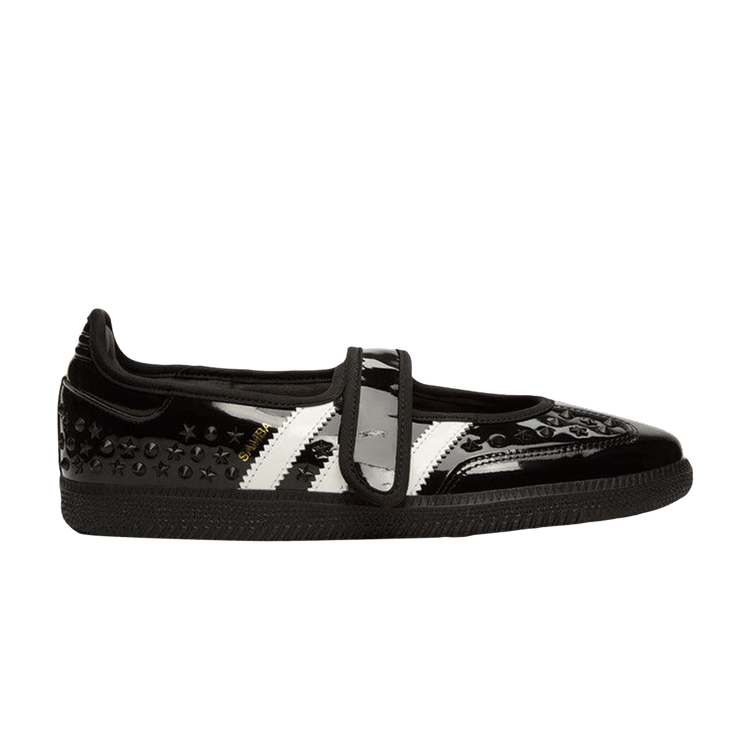 adidas Wmns Samba Jane Studs Patent 'Studded Black White' — Core Black/Footwear White