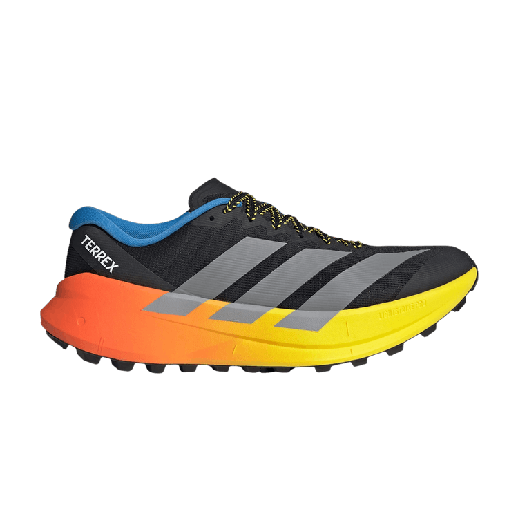 adidas Trail Terrex Agravic SL 'Black Grey Three Semi Impact Orange' — Core Black / Grey Three / Semi Impact Orange