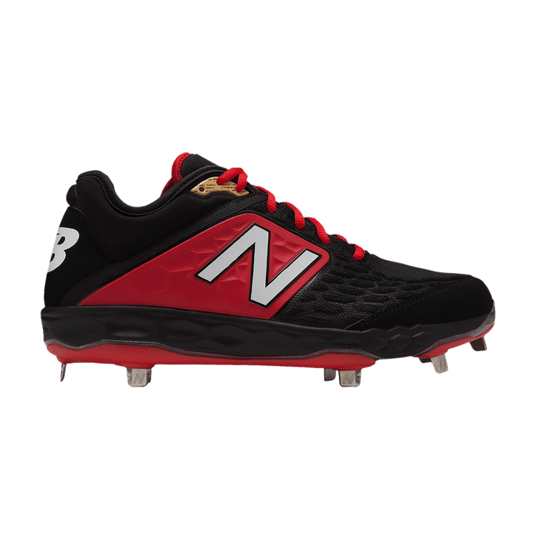 New Balance 3000v4 2E Wide 'Black Red' — Black/Red
