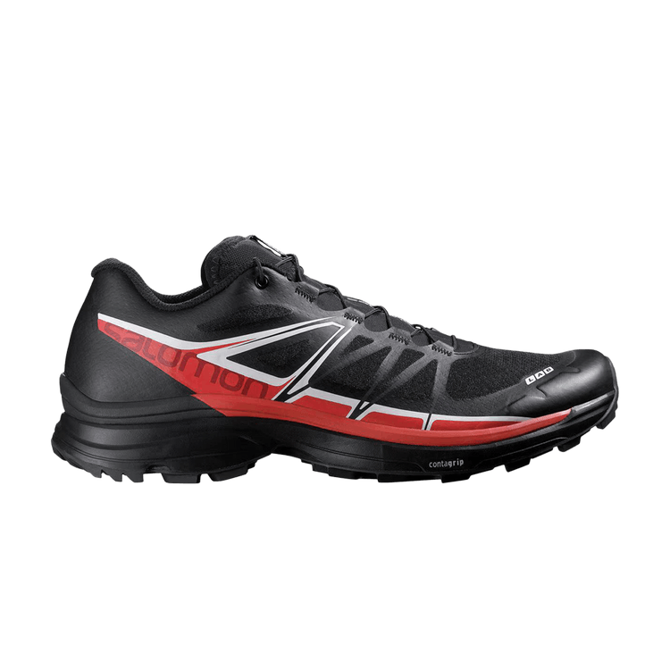 Salomon S/Lab Wings SG 'Black Racing Red' — Black/Racing Red/White